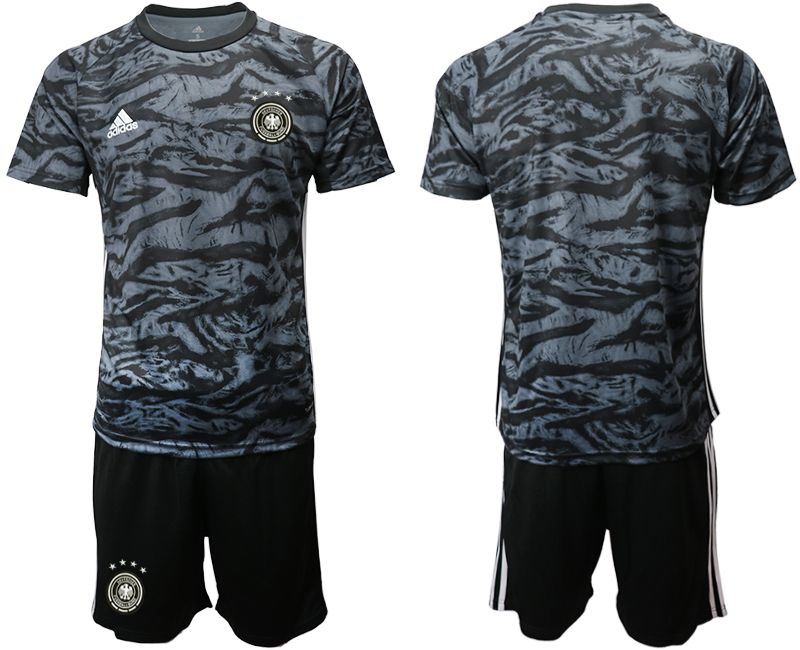 Men 2019-2020 Season National Team Germany black goalkeeper Soccer Jerseys->barcelona jersey->Soccer Club Jersey